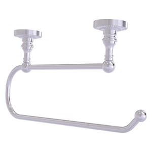 Allied Brass Metal Wall-Mounted Satin Chrome Paper Towel Holder