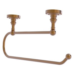 Allied Brass Metal Wall-Mounted Brushed Bronze Paper Towel Holder