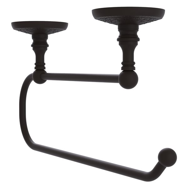 Allied Brass Metal Wall Mounted Paper Towel Holder in Oil Rubbed Bronze