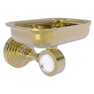 Allied Brass Pacific Grove Wall Mounted Brass Soap Dish with Unlacquered Finish