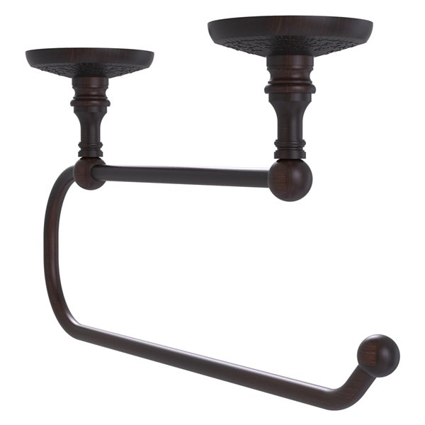 Allied Brass 15in Metal Wall Mounted Bronze Paper Towel