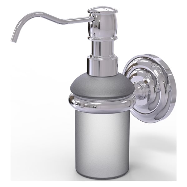 Allied Brass Prestige Que New Polished Chrome Soap and Lotion Dispenser