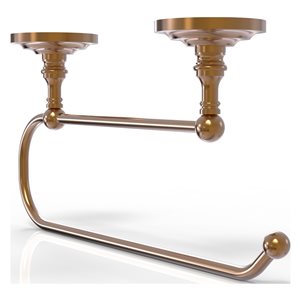Allied Brass Metal Wall Mounted Brushed Bronze Paper Towel Holder