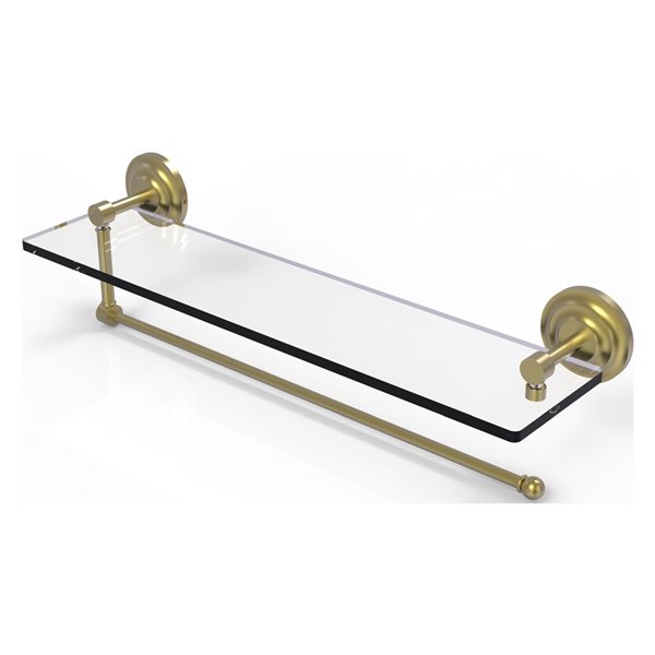 Allied Brass 22-in Metal Wall Mounted Paper Towel Holder with Glass ...