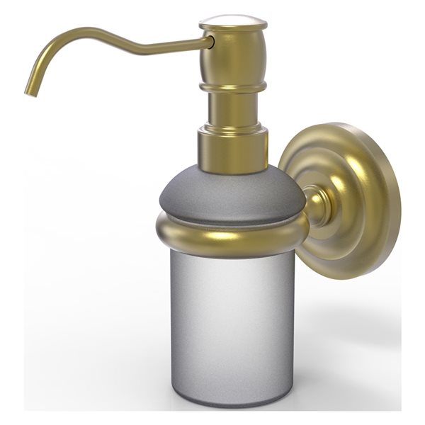 Allied Brass Prestige Que New Satin Brass Soap and Lotion Dispenser