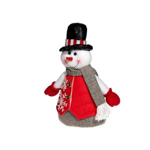 IH Casa Decor Plush Snowman Christmas Decoration