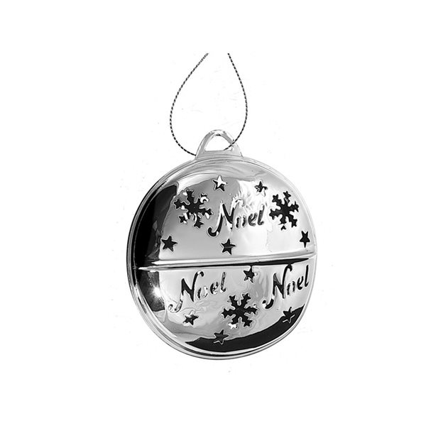 IH Casa Decor Silver Bell Ornament Set - 6-Pack