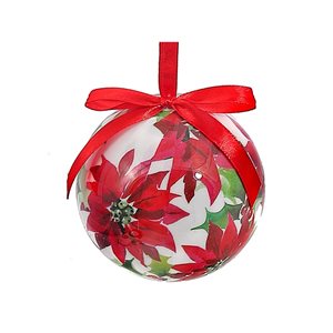 IH Casa Decor Multicolour Poinsettia Ornament Set - 12-Pack