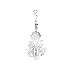 IH Casa Decor Silver Bell Ornament Set - 12-Pack