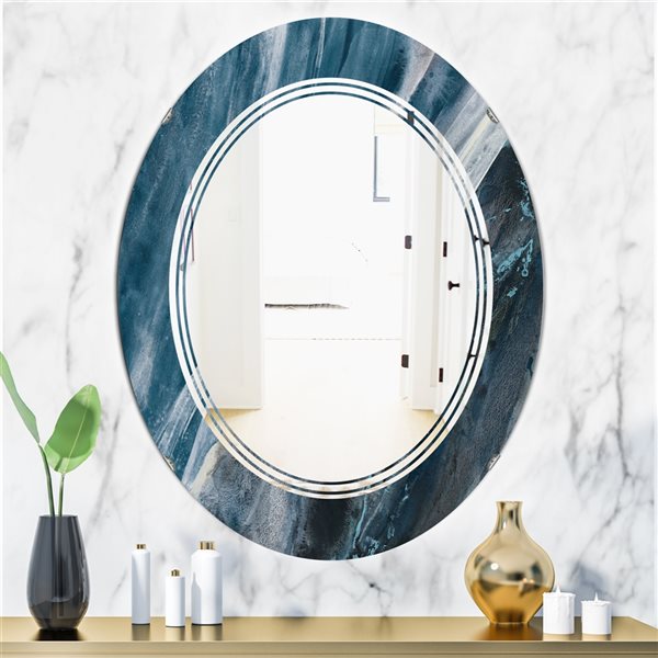 indigo wall mirror