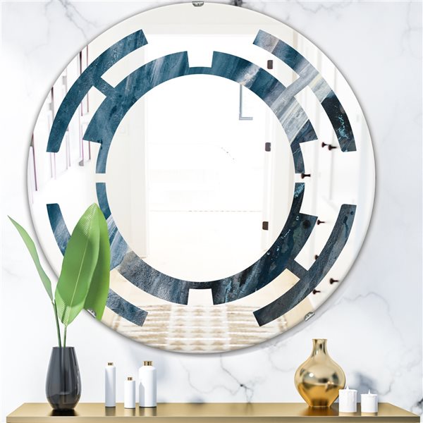 indigo wall mirror