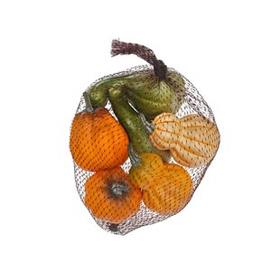 Citrouilles et courges artificielles en polystyrène d'IH Casa Decor, paquet de 6