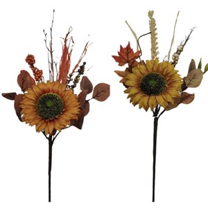 Tournesols décoratifs assortis d'IH Casa Decor, lot de 2