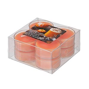 iH casadécor Pumpkin Spice Scented Tealights - Set of 8