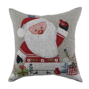 Coussin avec motif de Père Noël d'IH Casa Decor, ens. de 2