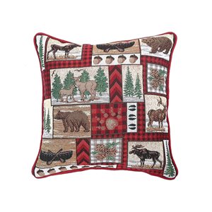IH Casa Decor Winter animals Tapestry Cushion - Set of 2