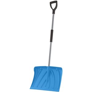 Superio 18-in Plastic Snow Shovel with 35-in Steel Handle