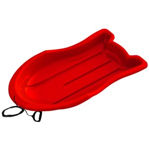 Superio Booster Adventurer 1-Person Red Plastic Snow Sled