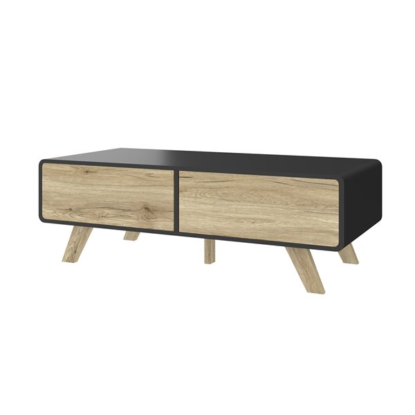 Bestar Alhena Black Composite Coffee Table