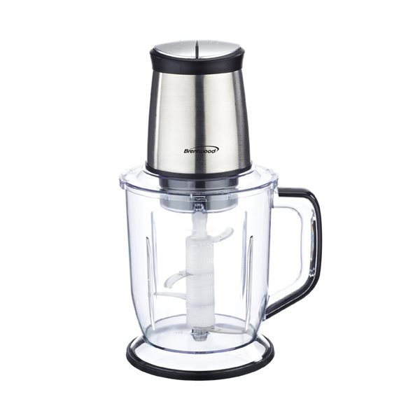 Brentwood 6.5-Cup 300 W Silver 4-Blade Food Processor