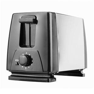 Brentwood 2-Slice Silver 650 W Toaster with Extra Wide Slots