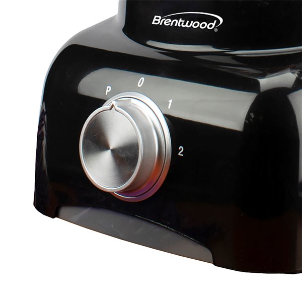 Robot culinaire à une lame Brentwood de 300 W, capacité de 5 tasses, noir