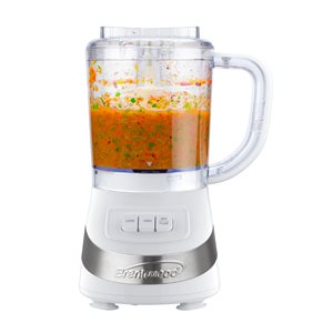 Brentwood 3-Cup 200 W White 1-Blade Food Processor