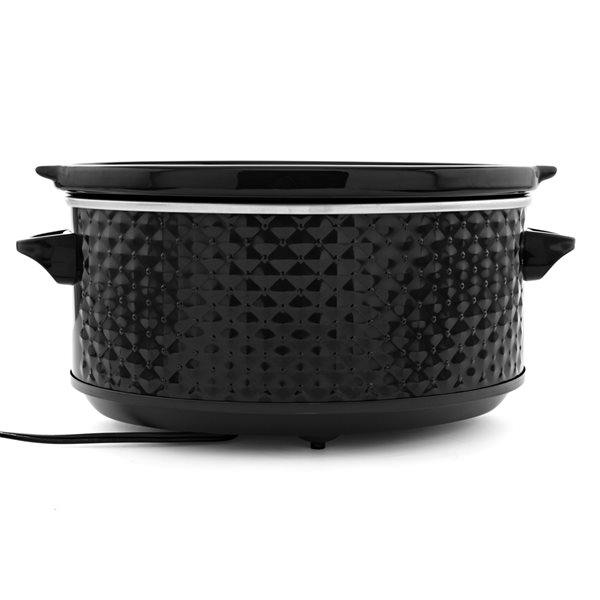 Brentwood Select 7-qt Black Round 3-Heat Setting Slow Cooker