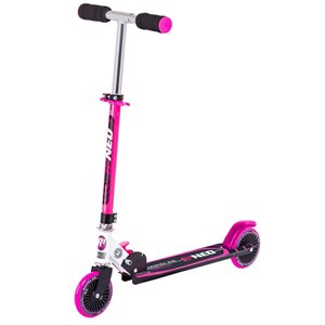 Trottinette pour enfants de Rugged Racers rose à 2 roues