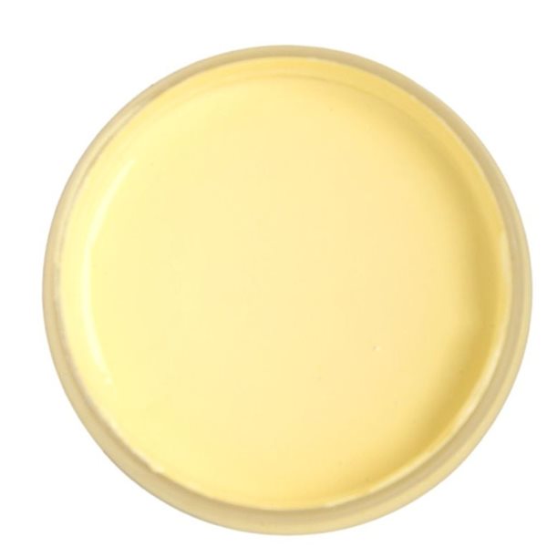 Peinture à la craie Tarte au citron par Colorantic, jaune pâle, échantillon