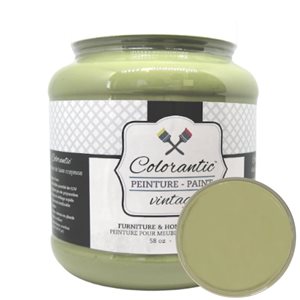 Colorantic Kiwi Khaki Green Chalk-Based Paint (Half-Gallon)