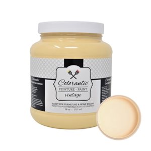 Peinture à la craie Crème à l'orange par Colorantic, orange pâle, 1/2 gal