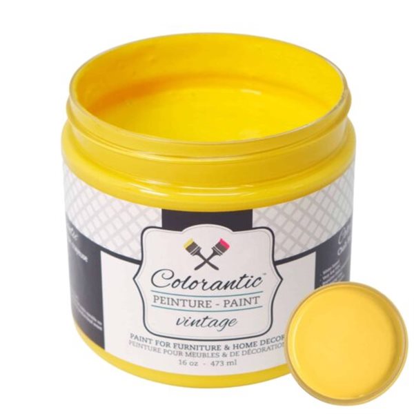 Colorantic Sunflower Dark Yellow Chalk-Based Paint (Trial Size)