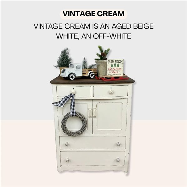 Colorantic Vintage Cream Buttercream Chalk-Based Paint (Trial Size)