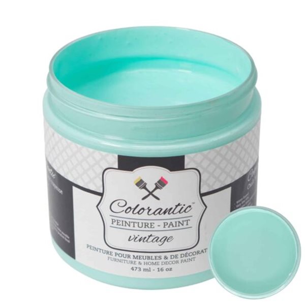 Colorantic Caribbean Sea Turquoise Chalk-Based Paint (Trial Size)