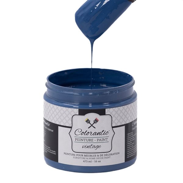 Peinture à la craie Orage d’été par Colorantic, bleu royal, 1 L