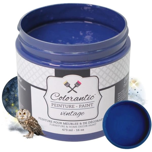 Colorantic Blue Moon Dark Navy Blue Chalk-Based Paint (Trial Size)