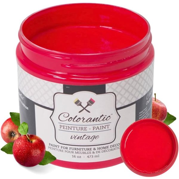 Colorantic Apple Orchard Fireman Red Chalk-Based Paint (Trial Size)