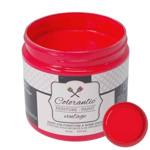 Colorantic Apple Orchard Fireman Red Chalk-Based Paint (Trial Size)