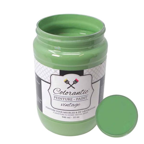 Colorantic Nature Green Leaf Chalk-Based Paint (Quart Size)