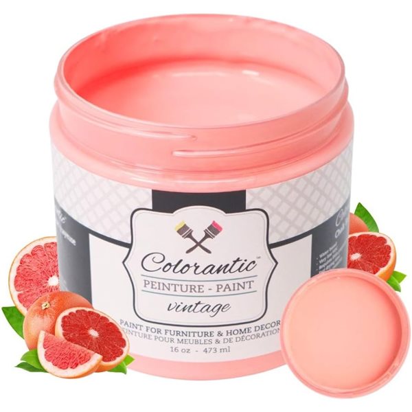 Colorantic Grapefruit Pink Coral Chalk-Based Paint (Trial Size)