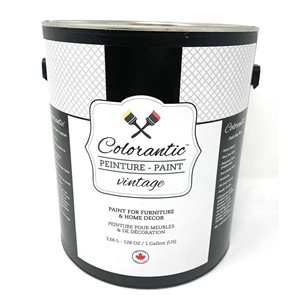 Peinture à la craie Ballerine par Colorantic, blanc cassé, 1 gal