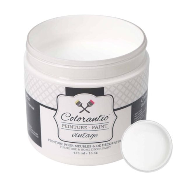 Colorantic Cotton Ball Pure White Chalk-Based Paint (Trial Size)