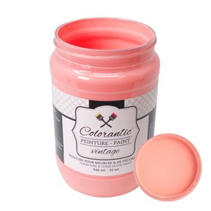 Colorantic Grapefruit Pink Coral Chalk-Based Paint (Quart Size)