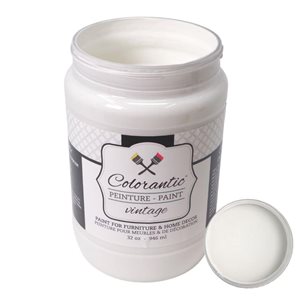 Peinture à la craie Ballerine par Colorantic, blanc cassé, 1 L