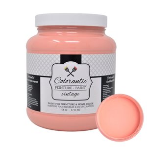 Peinture à la craie Pamplemousse par Colorantic, rose corail, 1/2 gal