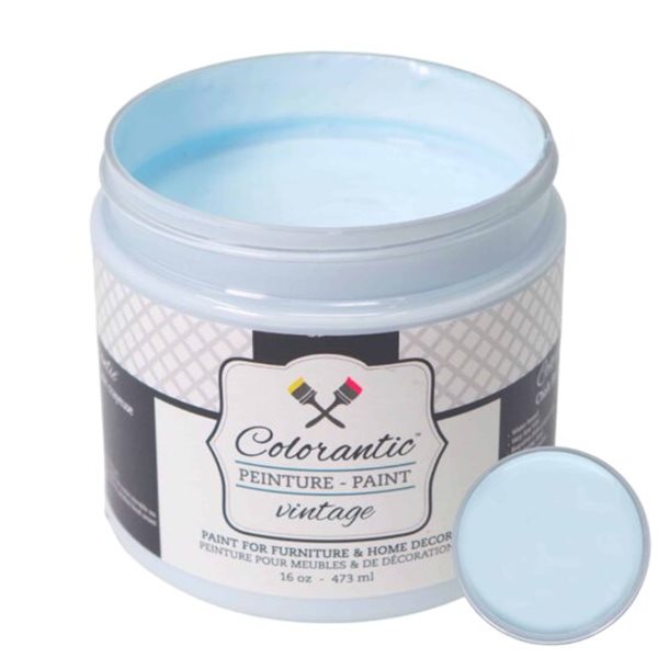 Colorantic Nautical Baby Blue Chalk-Based Paint (Trial Size)