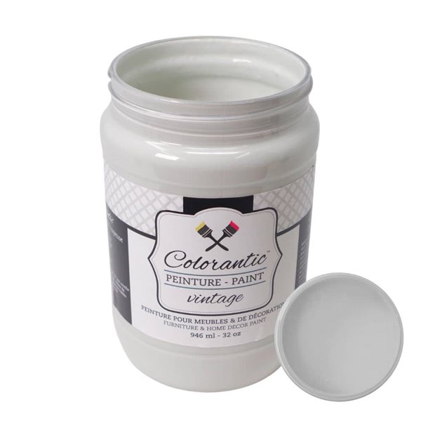 Colorantic Roasted Marshmallow Light Grey Chalk-Based Paint (Quart Size)