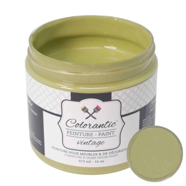 Colorantic Kiwi Khaki Green Chalk-Based Paint (Trial Size)