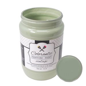 Colorantic Sage Green/Grey Chalk-Based Paint (Quart Size)